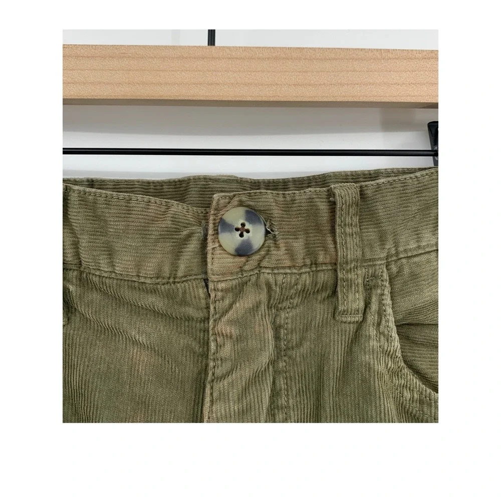 Brooks Brothers Corduroy Pants Mens 32x32 Green Slim Straight Preppy Fall